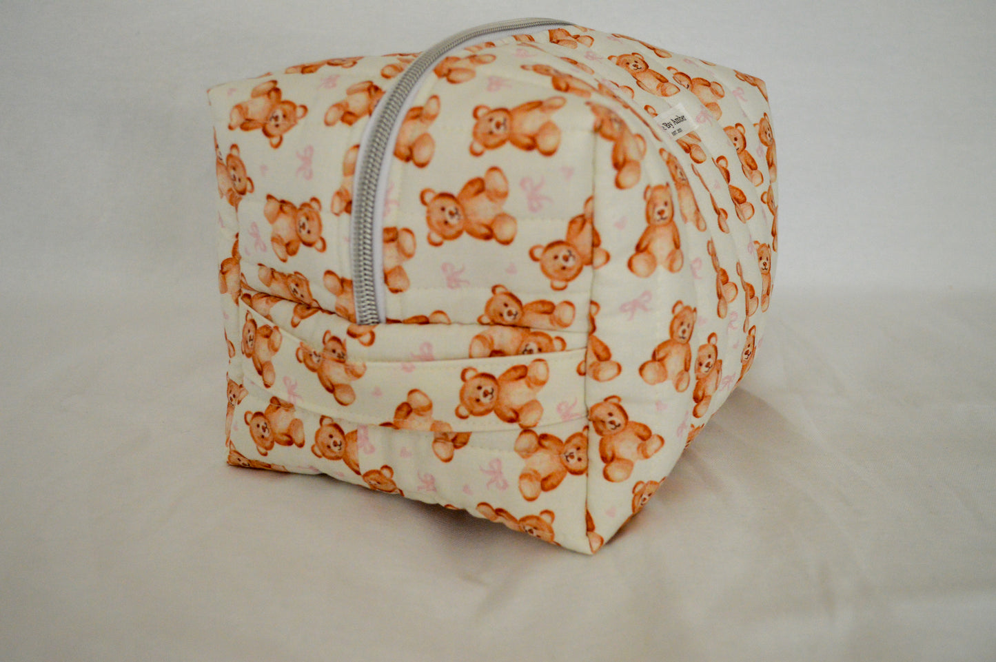 Blush Teddy Everyday Puff Pouch