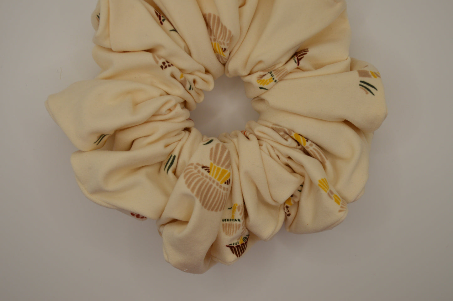 Cream Mushroom XL Scrunchie