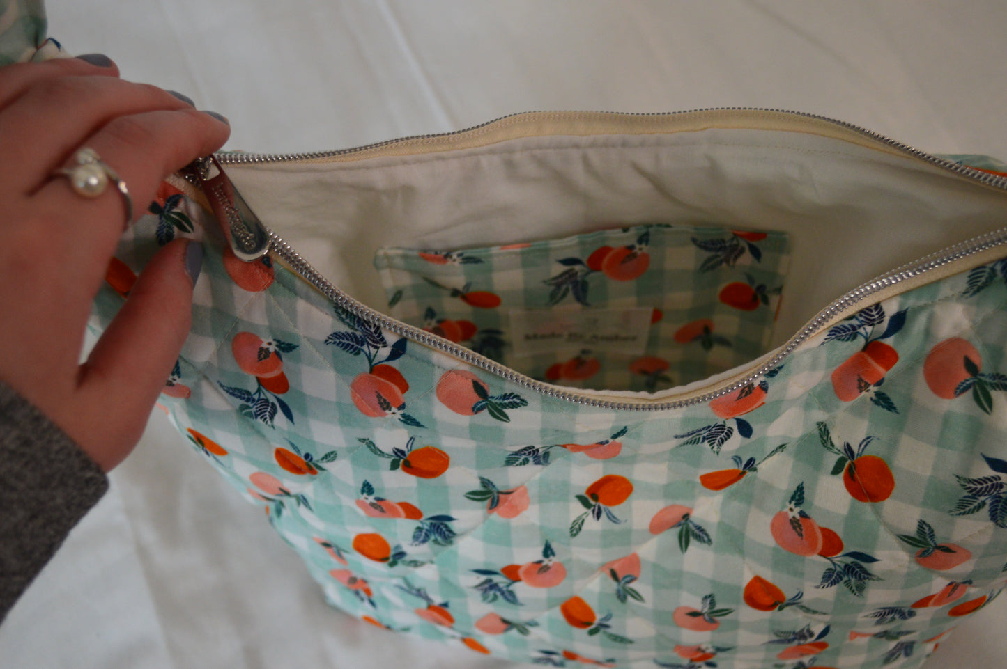 Peach Classic Slouchy Bag