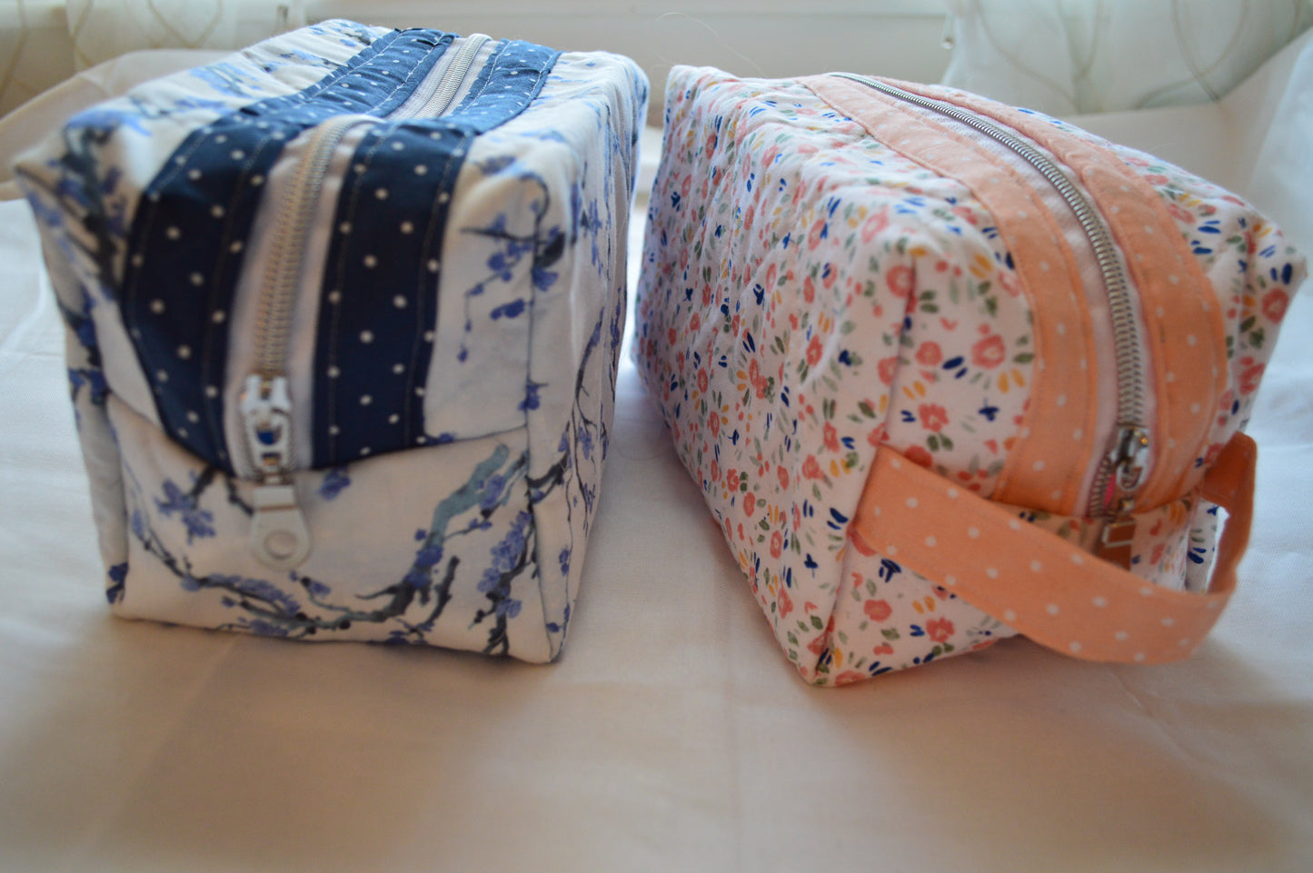 Large Quilted Makeup Bag
