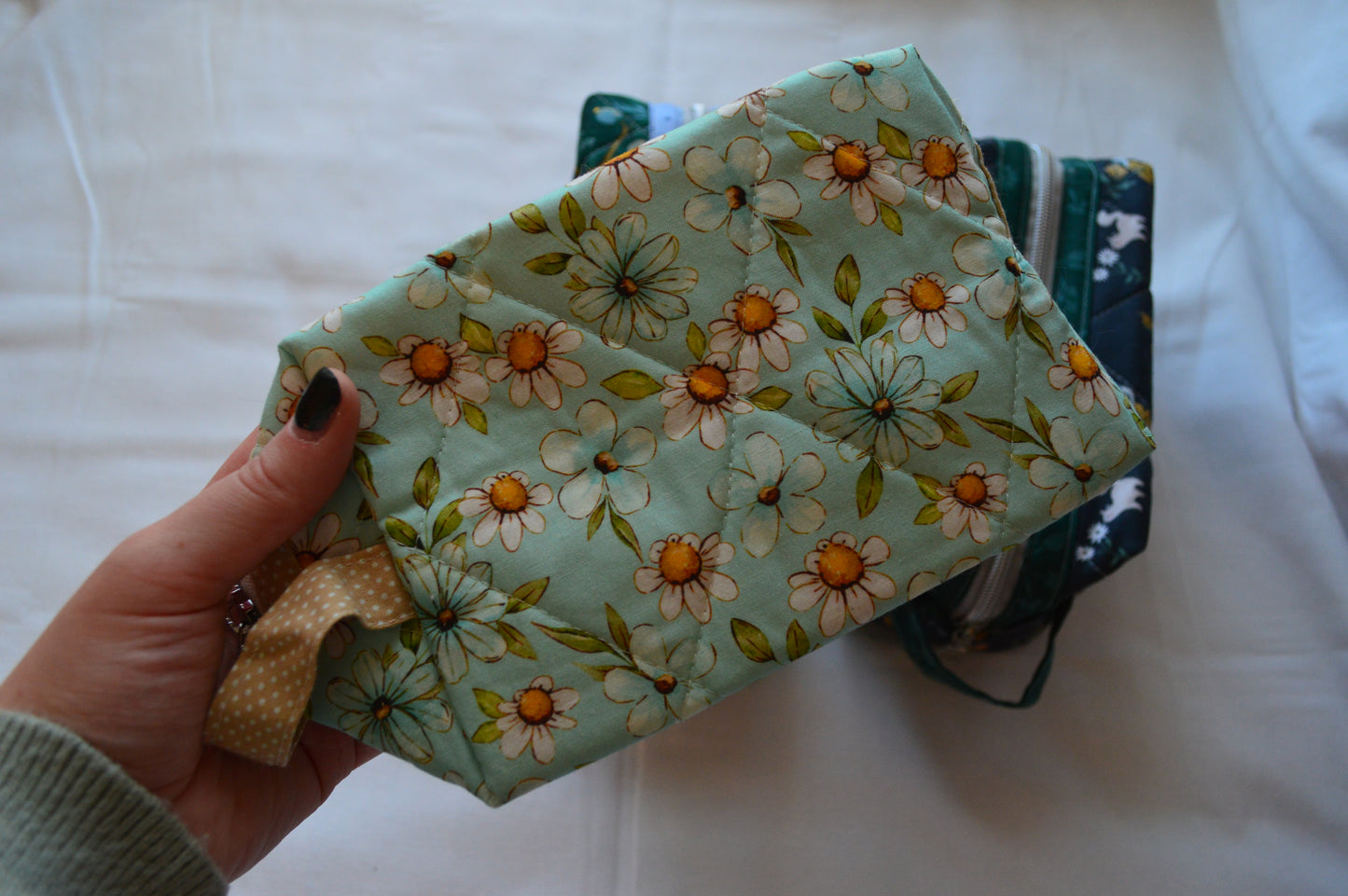 Quilted Makeup Bag