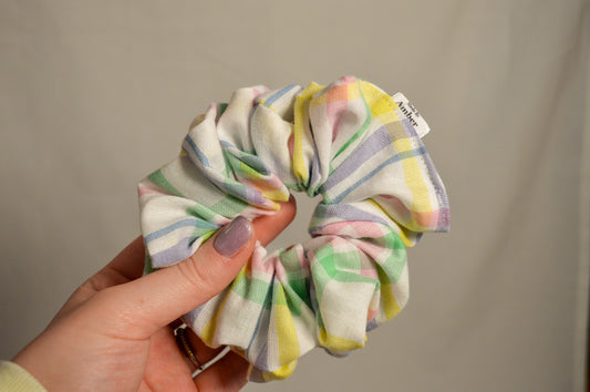 Pastel Bloom Scrunchie