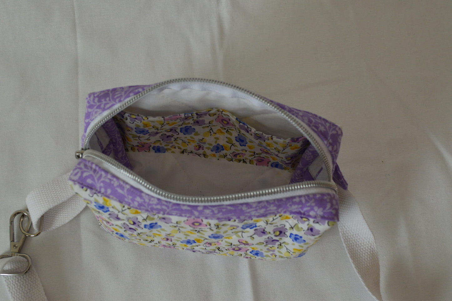 Purple Flower Fanny Belt Bag