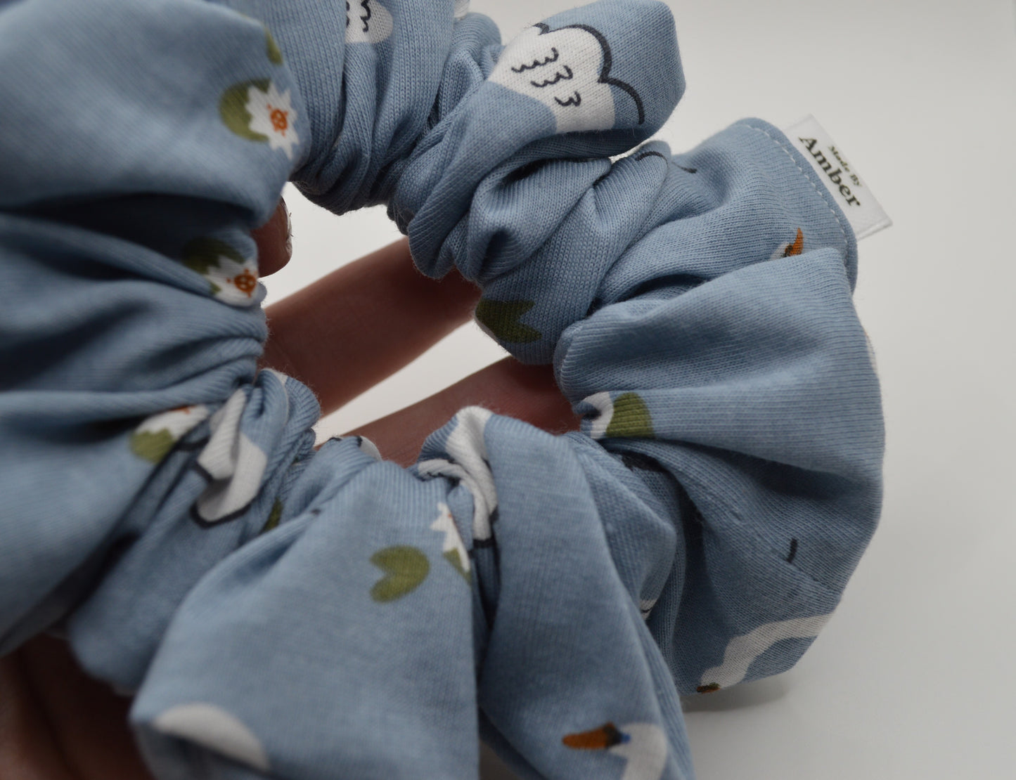 Swan Scrunchie