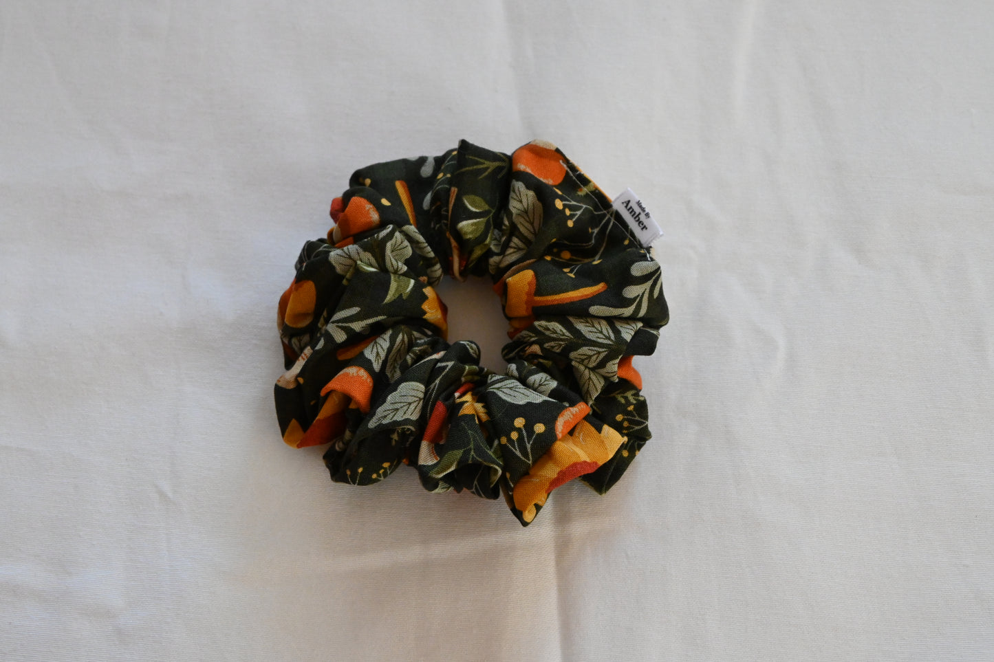 Fall Mushroom Scrunchie