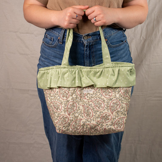 Jane Ruffle Tote Bag
