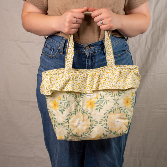 Ella Ruffle Tote Bag