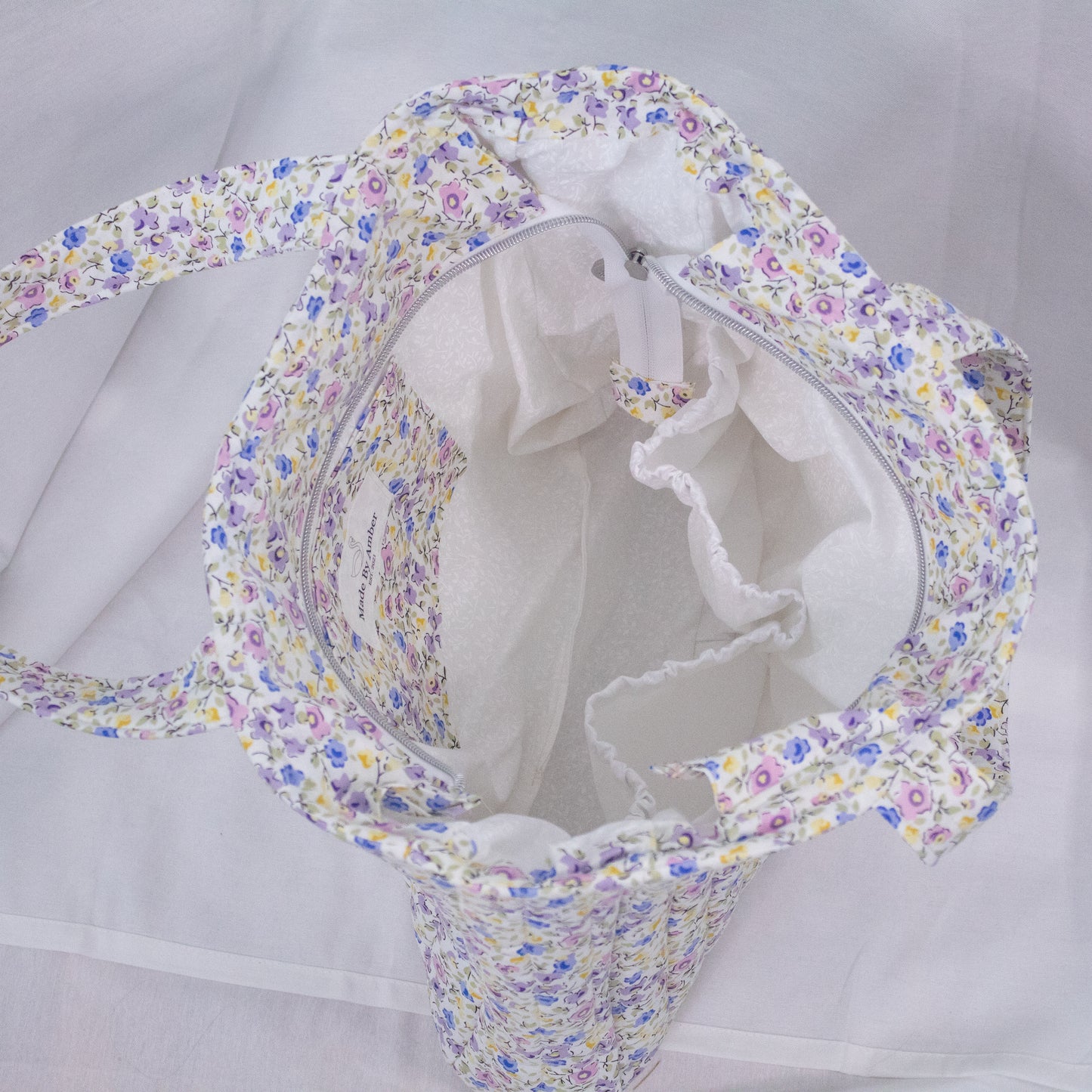 Everyday Tote Bag- Purple Floral