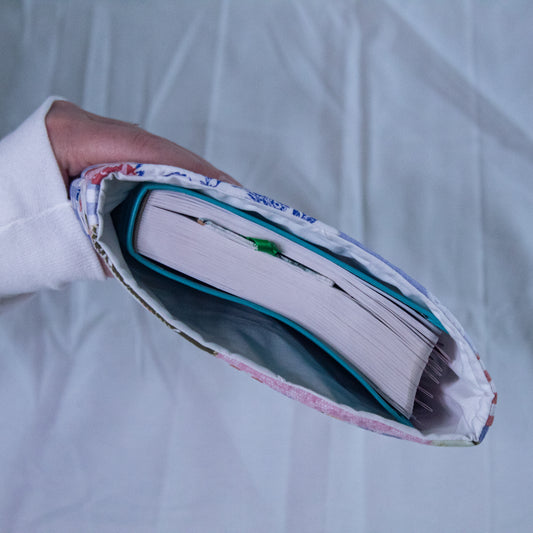 Book Sleeve- Yellow Patchwork