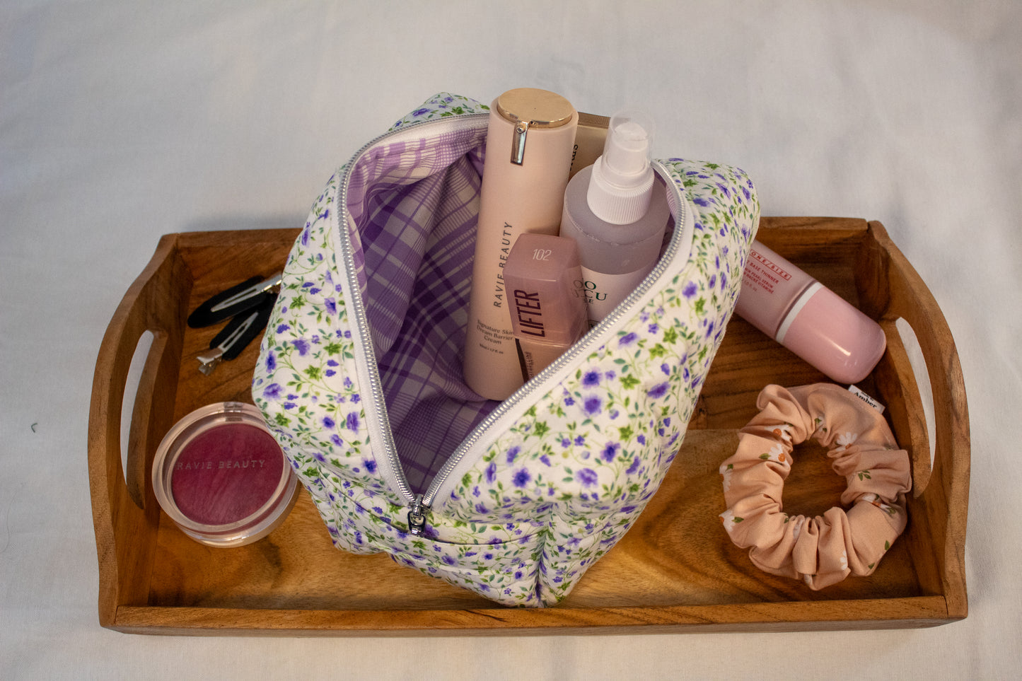 Violet Mini Every Day Puff Pouch