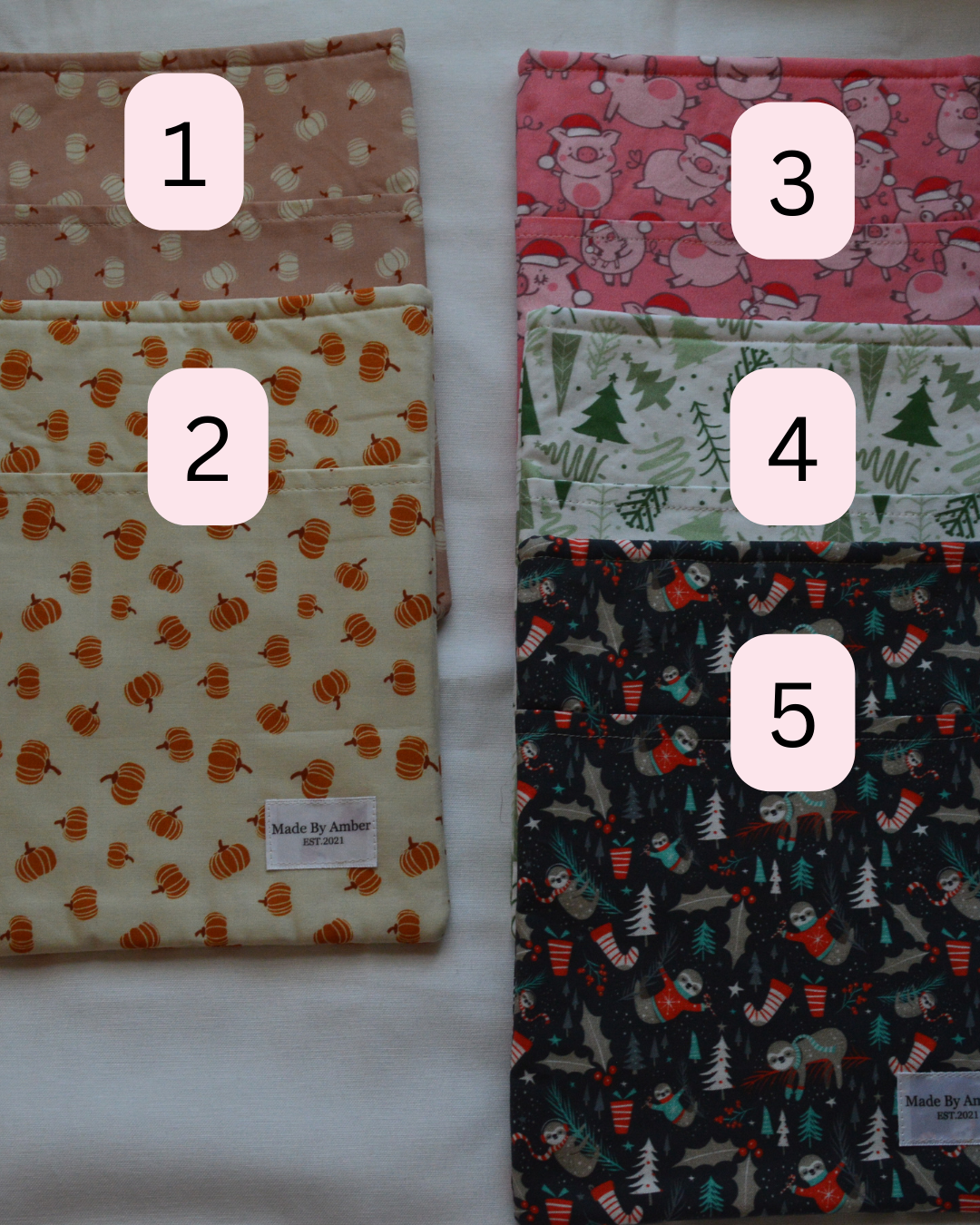 Seasonal Book Sleeves