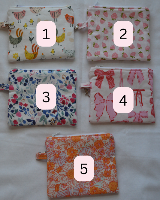 Mini Wallet Pouches- Clearance