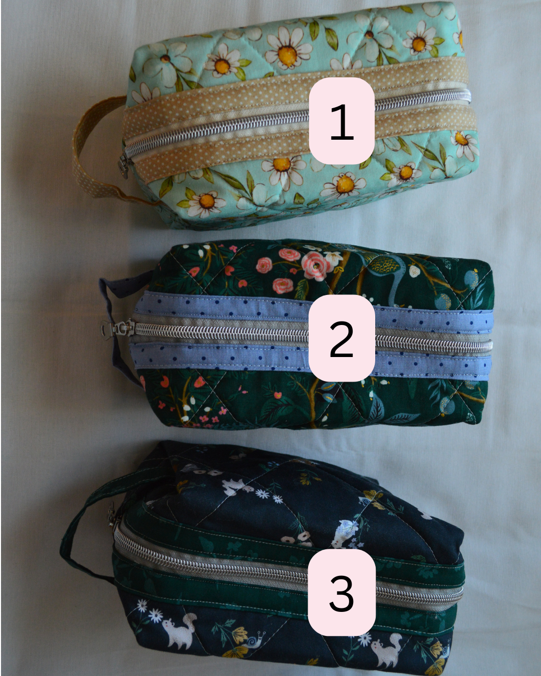 Quilted Makeup Bag