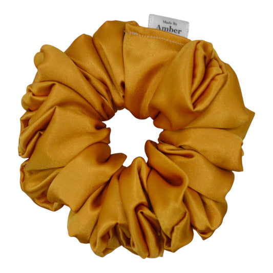 Honey Satin Scrunchie
