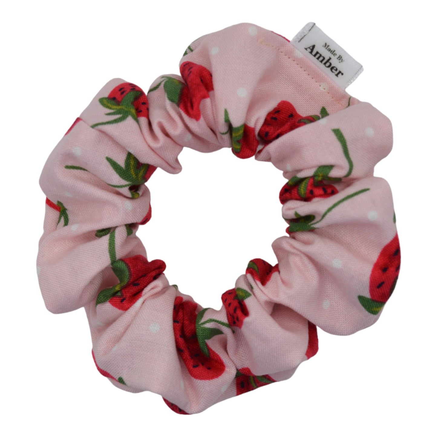 Strawberry Petite Scrunchie