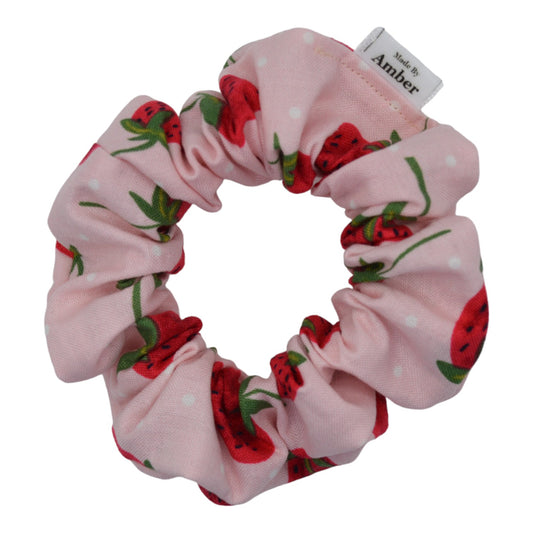 Strawberry Petite Scrunchie