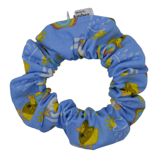 Duck in Rain Petite Scrunchie
