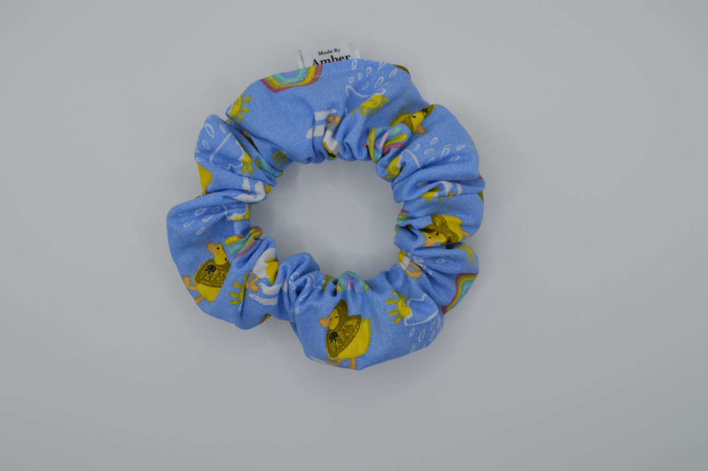 Duck in Rain Petite Scrunchie