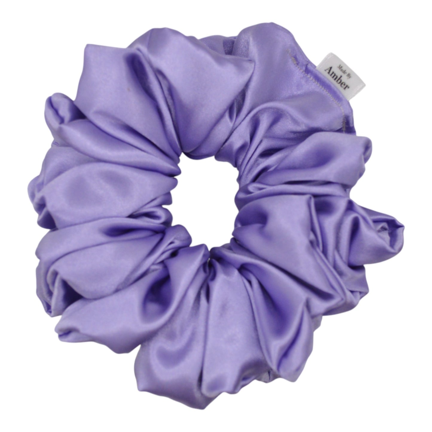 Lavender Satin Scrunchie
