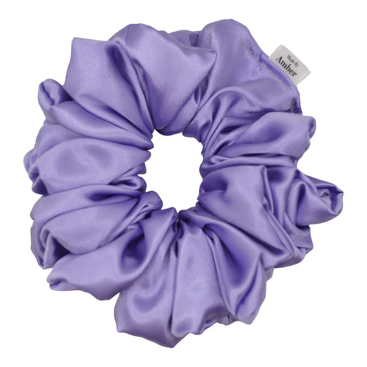 Lavender Satin Scrunchie