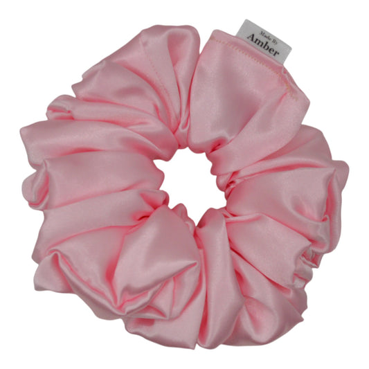 Blush Satin Scrunchie
