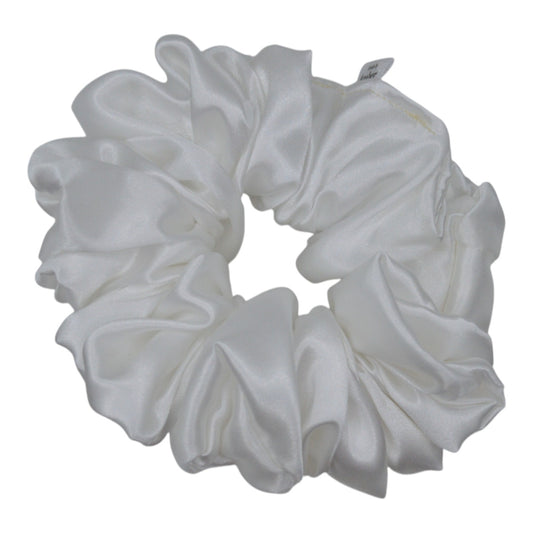 Pearl Satin Scrunchie