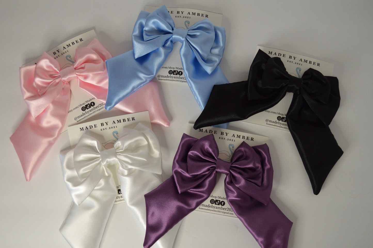 Black Oversize Hair Bow