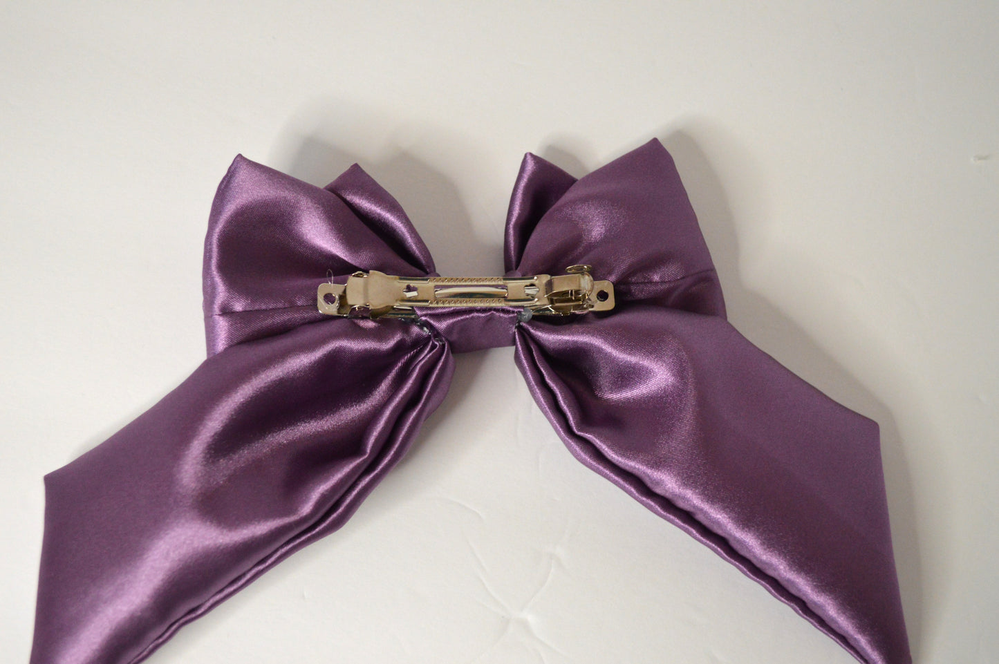 White Oversize Hair Bow