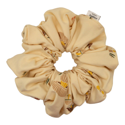 Cream Mushroom XL Scrunchie