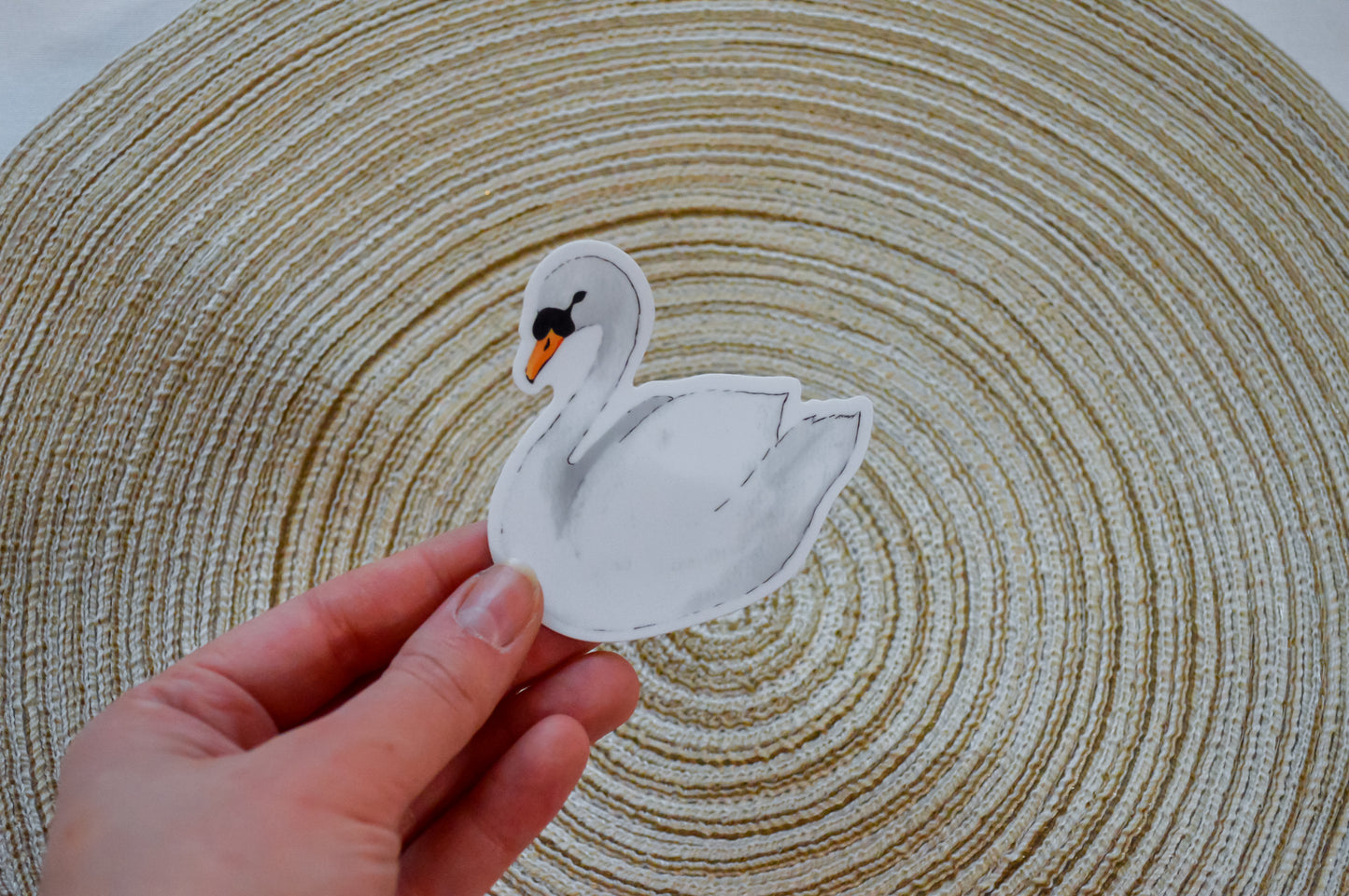Swan Sticker