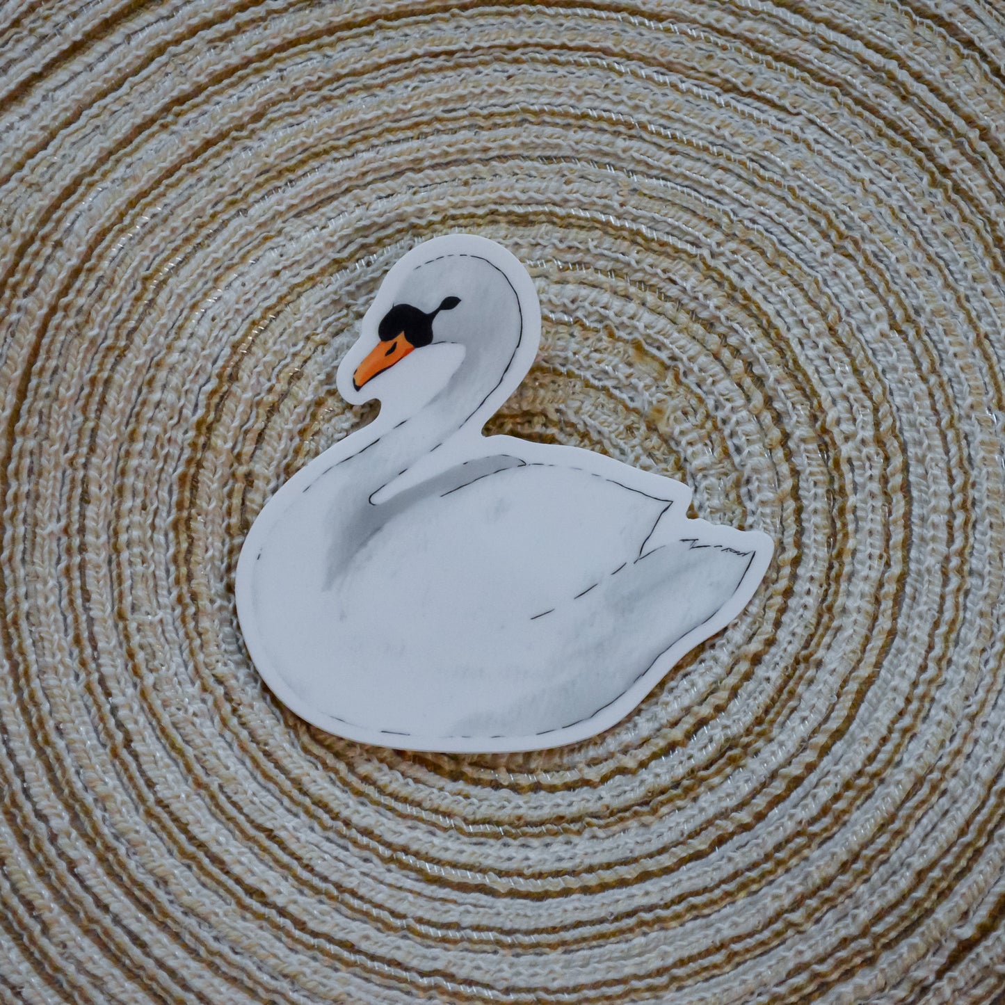 Swan Sticker