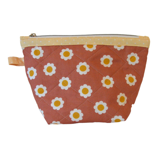 Orange Daisy Pouch