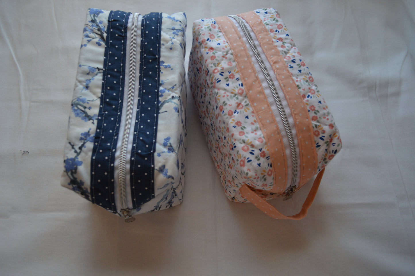 Large Quilted Makeup Bag