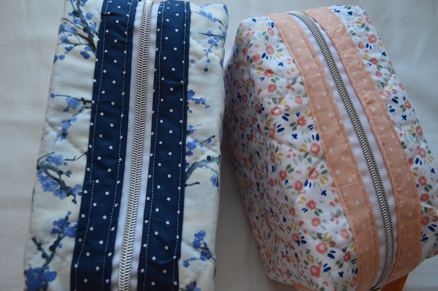 Large Quilted Makeup Bag