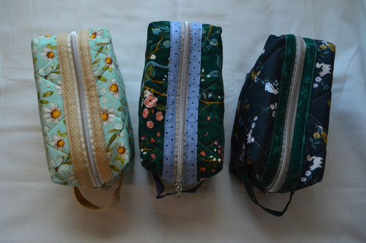 Quilted Makeup Bag