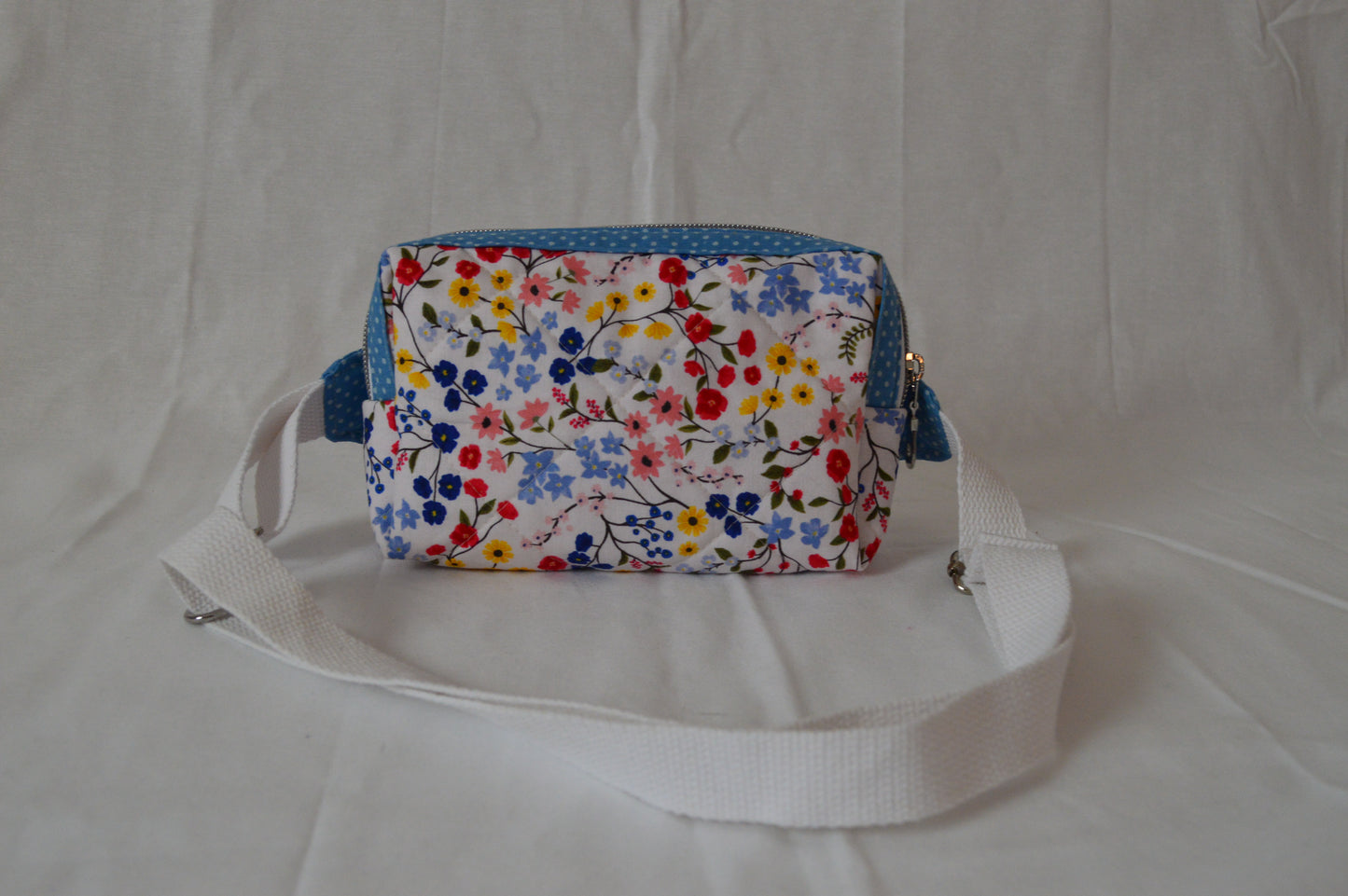 Red Floral Fanny Belt Bag