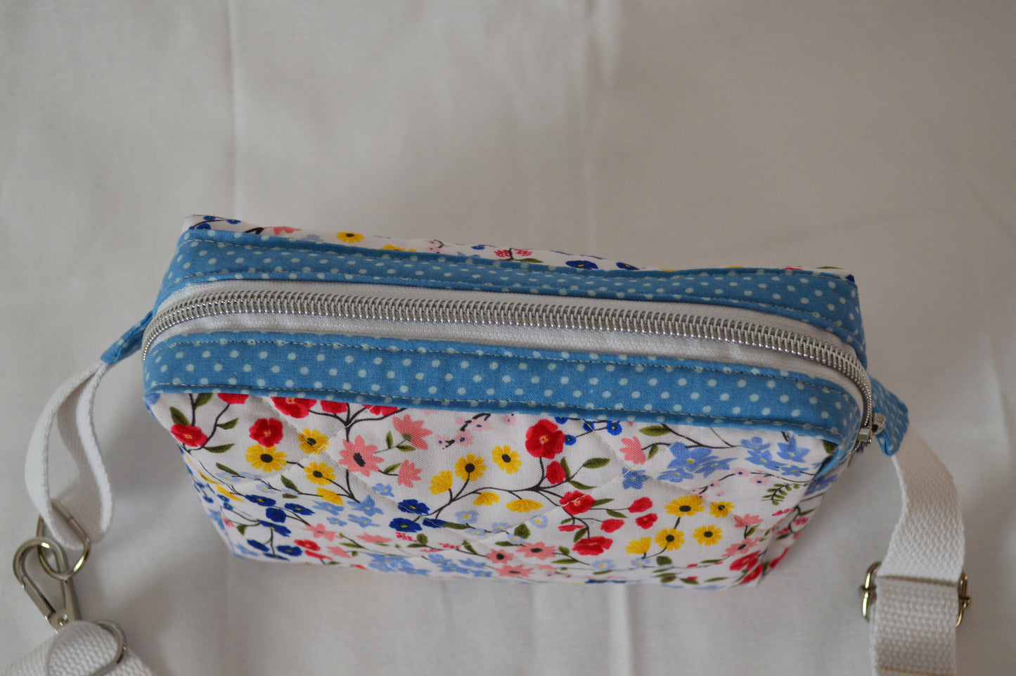 Red Floral Fanny Belt Bag