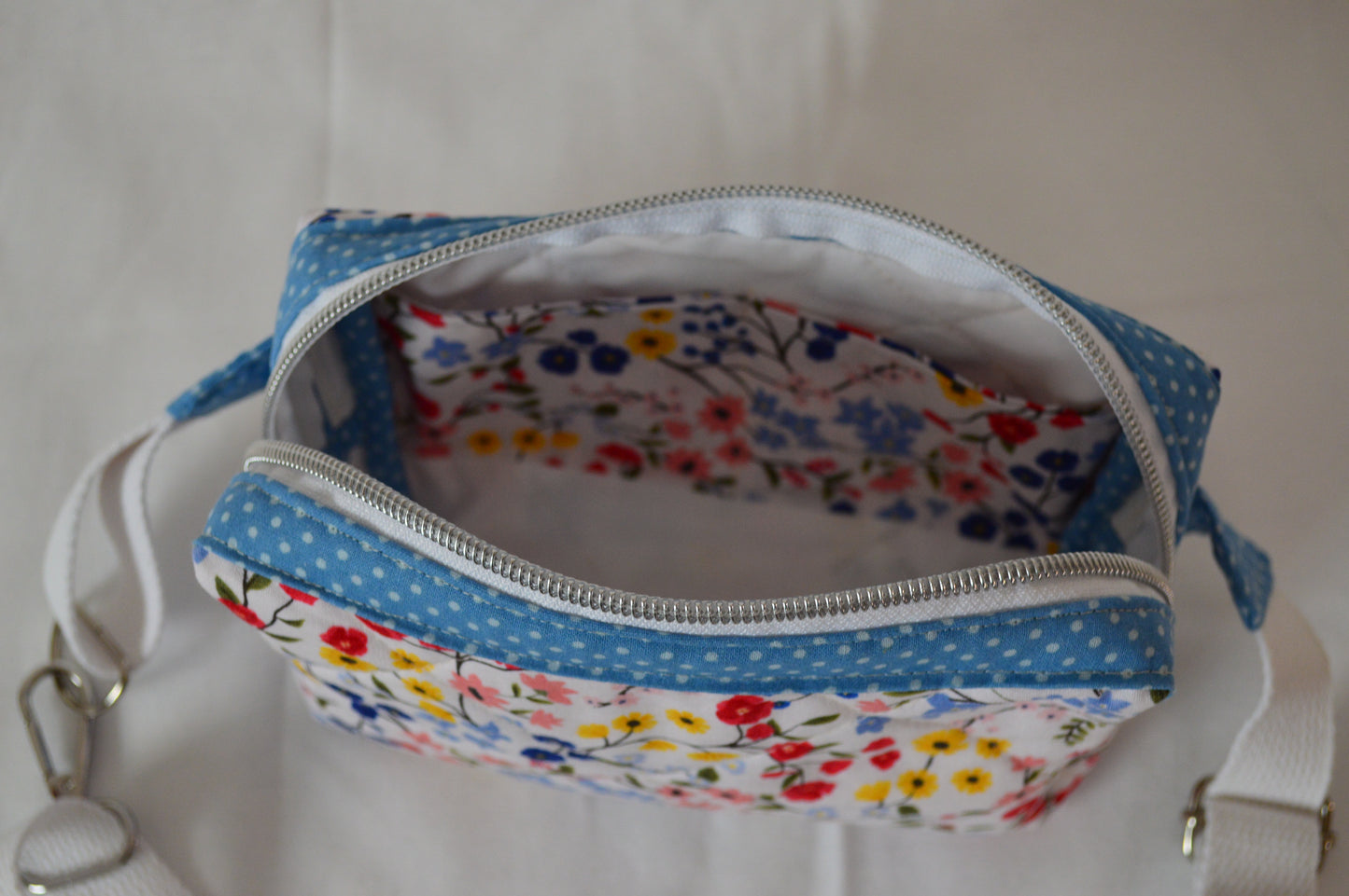 Red Floral Fanny Belt Bag