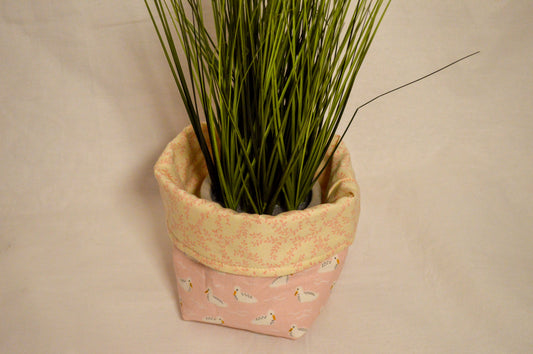 Rose Swan Fabric Vanity Bowl