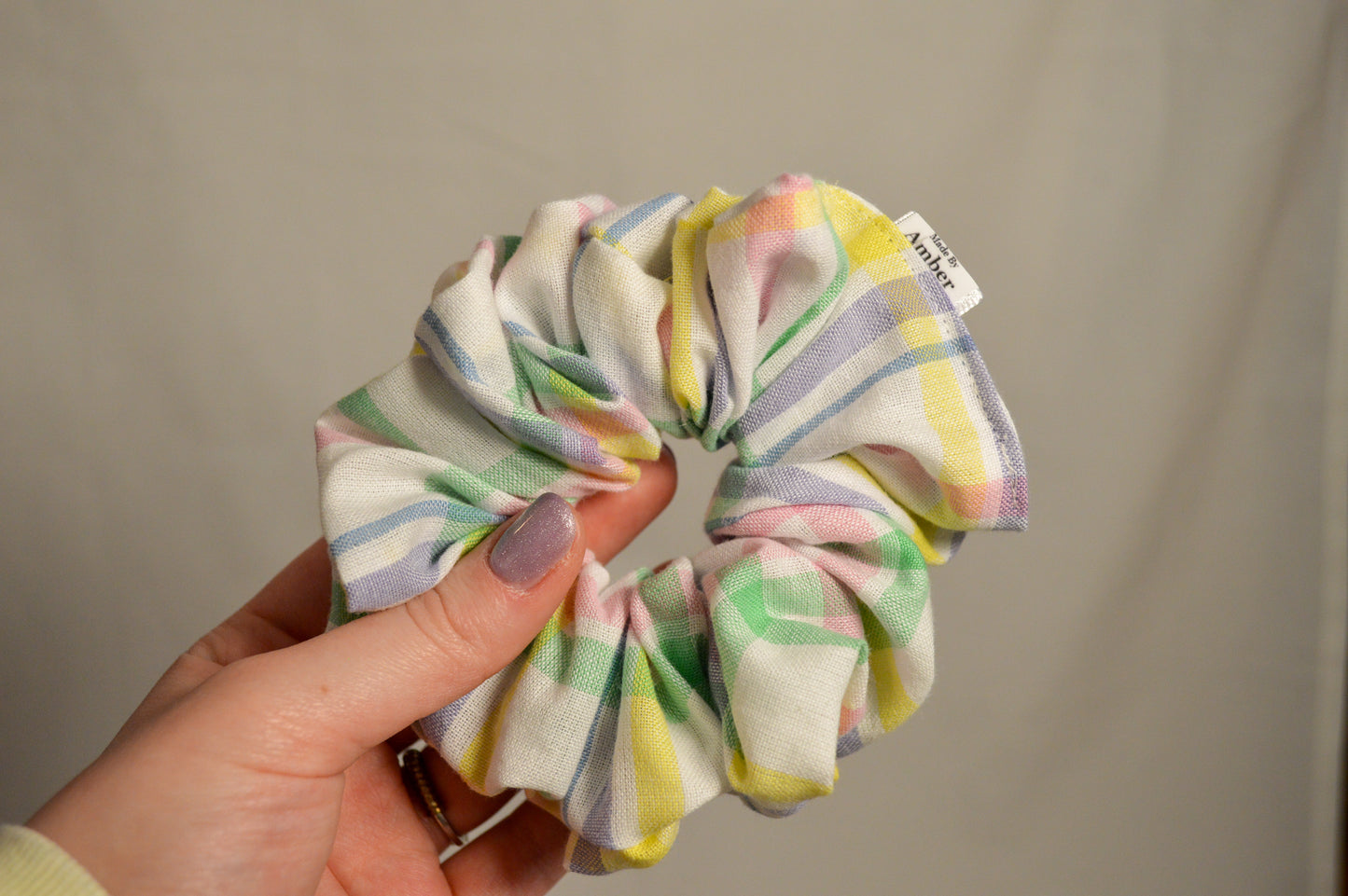 Pastel Bloom Scrunchie