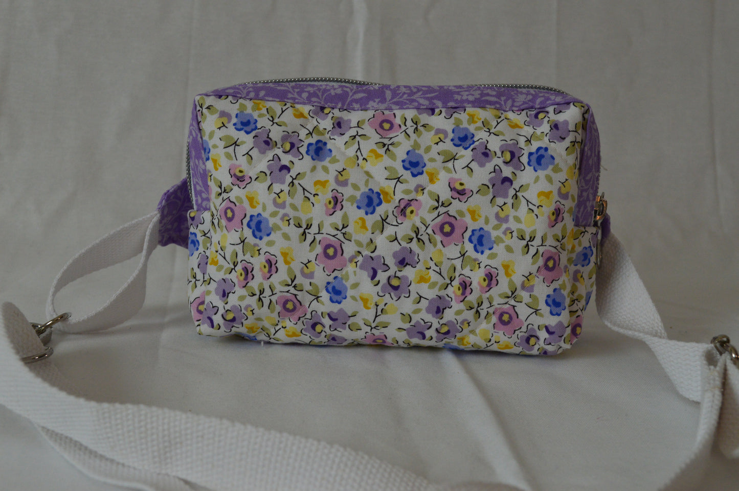 Purple Flower Fanny Belt Bag