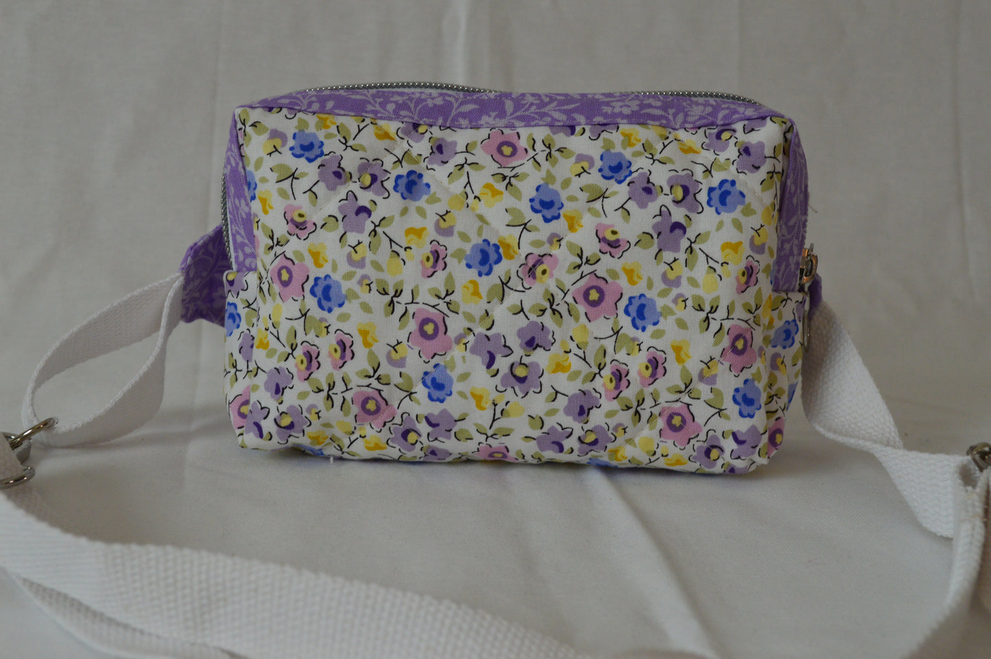 Purple Flower Fanny Belt Bag