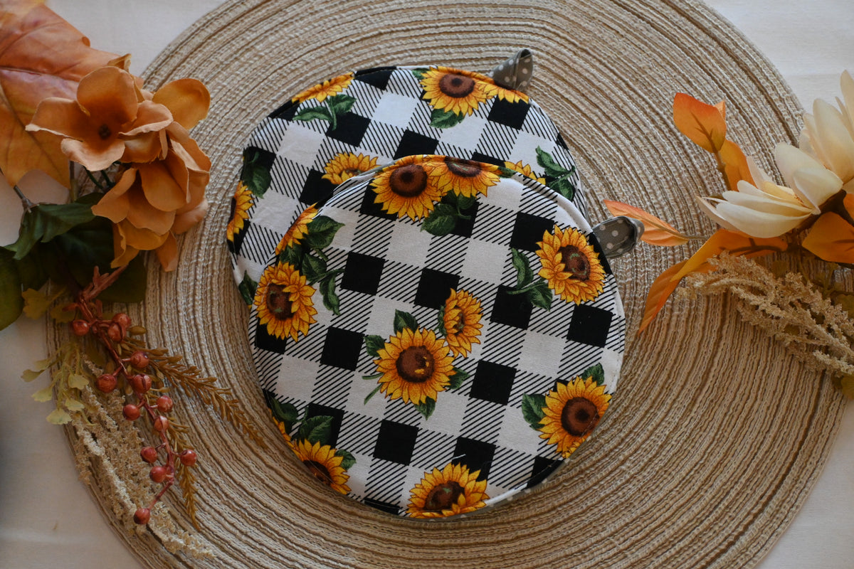 Sunflower Circle Pot Holder