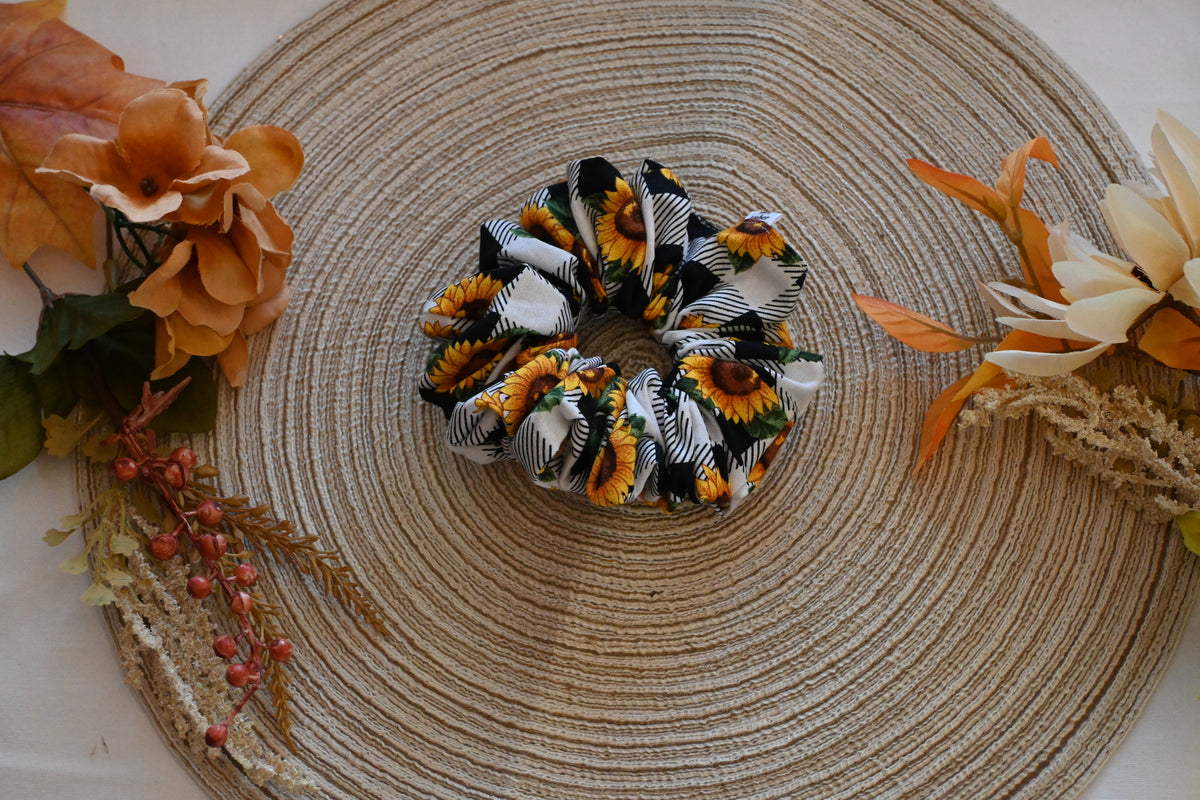 Sunflower Scrunchie