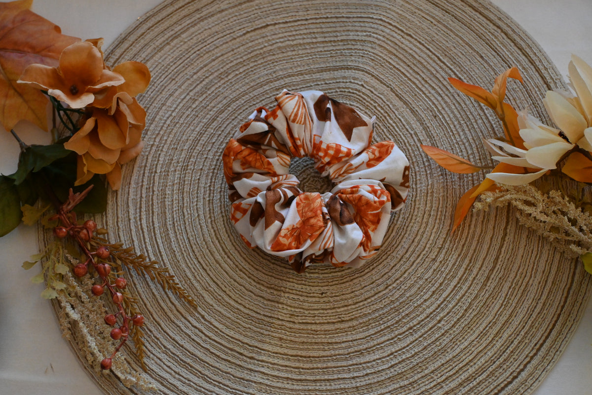 Golden Bows Scrunchie