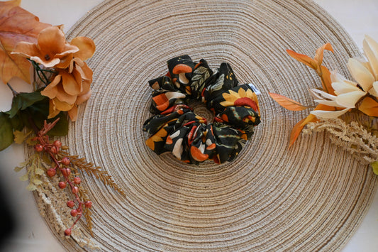 Fall Mushroom Scrunchie