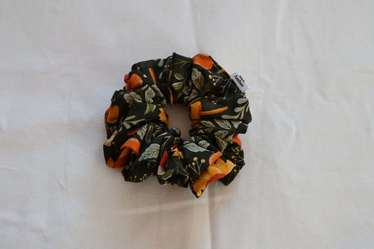 Fall Mushroom Scrunchie