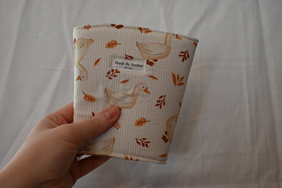 Autumn Goose Cup Cozies