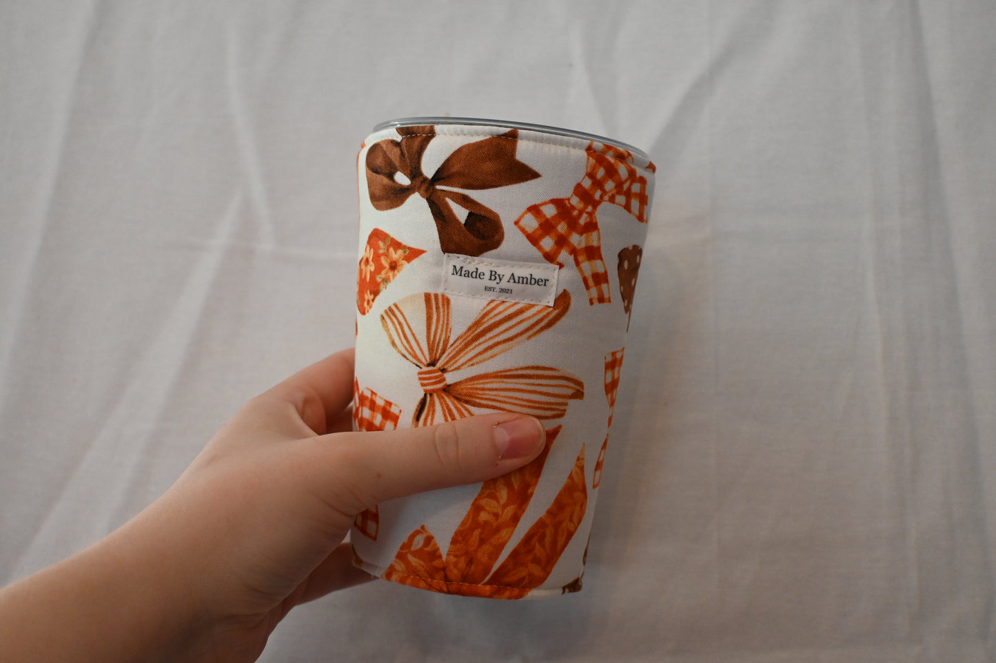 Golden Bows  Cup Cozies
