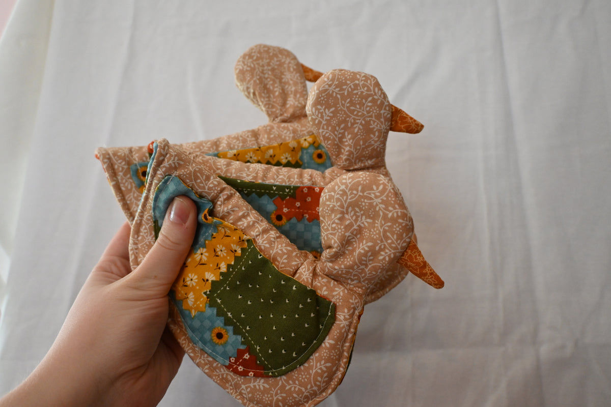 Autumn Silly Goose Pot Holder